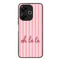 Θήκη Sonique Stripe Stories Series  για Xiaomi Redmi 13 4G / Poco M6 4G Oh La La – Ροζ
