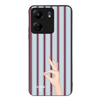 Θήκη Sonique Stripe Stories Series  για Xiaomi Redmi 13C 4G / Poco C65 4G Clock It