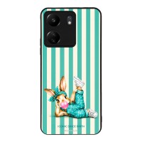 Θήκη Sonique Stripe Stories Series  για Xiaomi Redmi 13C 4G / Poco C65 4G Iconic Λαγουδάκι