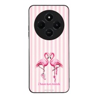 Θήκη Sonique Stripe Stories Series  για Xiaomi Redmi 14C 4G / Poco C75 4G / Redmi A4 5G / Redmi 17C 4G Φλαμίνγκο