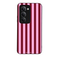 Θήκη Sonique Stripe Stories Series  για Xiaomi Redmi 15 4G / Redmi 15 5G Ρίγες Ροζ – Κόκκινο