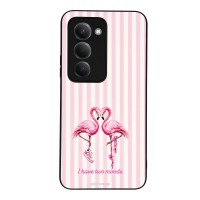 Θήκη Sonique Stripe Stories Series  για Xiaomi Redmi 15 4G / Redmi 15 5G Φλαμίνγκο