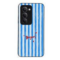 Θήκη Sonique Stripe Stories Series  για Xiaomi Redmi 15 4G / Redmi 15 5G Bonjour Blue