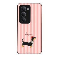 Θήκη Sonique Stripe Stories Series  για Xiaomi Redmi 15 4G / Redmi 15 5G Bonjour Puppy