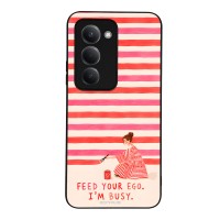 Θήκη Sonique Stripe Stories Series  για Xiaomi Redmi 15 4G / Redmi 15 5G Feed Your Ego