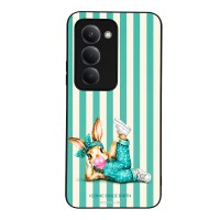 Θήκη Sonique Stripe Stories Series  για Xiaomi Redmi 15 4G / Redmi 15 5G Iconic Λαγουδάκι