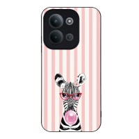 Θήκη Sonique Stripe Stories Series  για Xiaomi Redmi 15C 4G / Redmi 15C 5G / Poco C85 4G Ζέβρα – Τσιχλόφουσκα