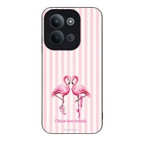 Θήκη Sonique Stripe Stories Series  για Xiaomi Redmi 15C 4G / Redmi 15C 5G / Poco C85 4G Φλαμίνγκο