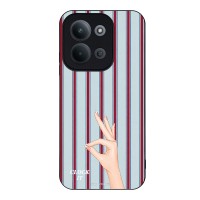 Θήκη Sonique Stripe Stories Series  για Xiaomi Redmi 15C 4G / Redmi 15C 5G / Poco C85 4G Clock It