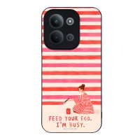 Θήκη Sonique Stripe Stories Series  για Xiaomi Redmi 15C 4G / Redmi 15C 5G / Poco C85 4G Feed Your Ego