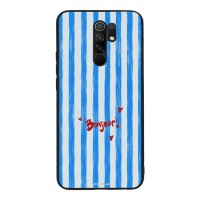 Θήκη Sonique Stripe Stories Series  για Xiaomi Redmi 9 Bonjour Blue