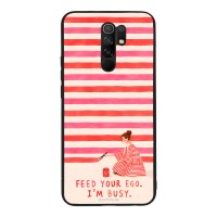 Θήκη Sonique Stripe Stories Series  για Xiaomi Redmi 9 Feed Your Ego