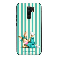Θήκη Sonique Stripe Stories Series  για Xiaomi Redmi 9 Iconic Λαγουδάκι
