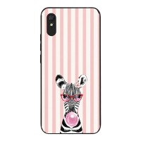 Θήκη Sonique Stripe Stories Series  για Xiaomi Redmi 9A / Redmi 9AT Ζέβρα – Τσιχλόφουσκα