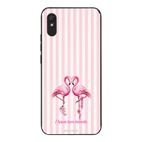 Θήκη Sonique Stripe Stories Series  για Xiaomi Redmi 9A / Redmi 9AT Φλαμίνγκο