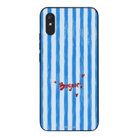 Θήκη Sonique Stripe Stories Series  για Xiaomi Redmi 9A / Redmi 9AT Bonjour Blue