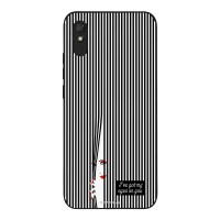 Θήκη Sonique Stripe Stories Series  για Xiaomi Redmi 9A / Redmi 9AT Eye on You – Μαύρο