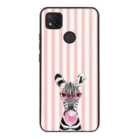 Θήκη Sonique Stripe Stories Series  για Xiaomi Redmi 9C / Redmi 10A Ζέβρα – Τσιχλόφουσκα