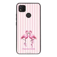 Θήκη Sonique Stripe Stories Series  για Xiaomi Redmi 9C / Redmi 10A Φλαμίνγκο