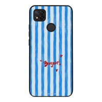 Θήκη Sonique Stripe Stories Series  για Xiaomi Redmi 9C / Redmi 10A Bonjour Blue