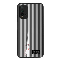Θήκη Sonique Stripe Stories Series  για Xiaomi Redmi 9T Eye on You – Μαύρο