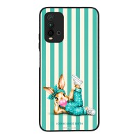 Θήκη Sonique Stripe Stories Series  για Xiaomi Redmi 9T Iconic Λαγουδάκι