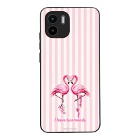 Θήκη Sonique Stripe Stories Series  για Xiaomi Redmi A1 / Redmi A2 Φλαμίνγκο