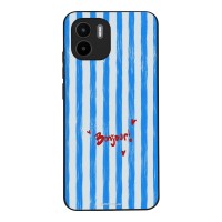 Θήκη Sonique Stripe Stories Series  για Xiaomi Redmi A1 / Redmi A2 Bonjour Blue