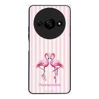 Θήκη Sonique Stripe Stories Series  για Xiaomi Redmi A3 / Redmi A3x Φλαμίνγκο