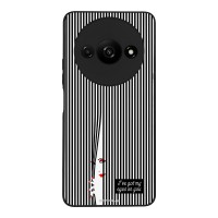 Θήκη Sonique Stripe Stories Series  για Xiaomi Redmi A3 / Redmi A3x Eye on You – Μαύρο