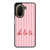 Θήκη Sonique Stripe Stories Series  για Xiaomi Redmi A5 4G (173.45mm) Oh La La – Ροζ