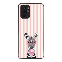 Θήκη Sonique Stripe Stories Series  για Xiaomi Redmi Note 10 / Redmi Note 10s / Poco M5s Ζέβρα – Τσιχλόφουσκα