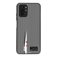 Θήκη Sonique Stripe Stories Series  για Xiaomi Redmi Note 10 / Redmi Note 10s / Poco M5s Eye on You – Μαύρο