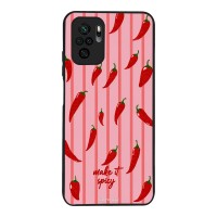 Θήκη Sonique Stripe Stories Series  για Xiaomi Redmi Note 10 / Redmi Note 10s / Poco M5s Make It Spicy
