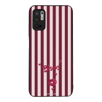 Θήκη Sonique Stripe Stories Series  για Xiaomi Redmi Note 10 5G / Poco M3 Pro 5G Φιλάκια