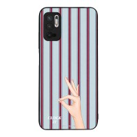 Θήκη Sonique Stripe Stories Series  για Xiaomi Redmi Note 10 5G / Poco M3 Pro 5G Clock It