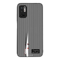 Θήκη Sonique Stripe Stories Series  για Xiaomi Redmi Note 10 5G / Poco M3 Pro 5G Eye on You – Μαύρο