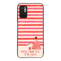 Θήκη Sonique Stripe Stories Series  για Xiaomi Redmi Note 10 5G / Poco M3 Pro 5G Feed Your Ego