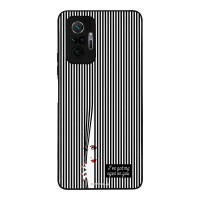 Θήκη Sonique Stripe Stories Series  για Xiaomi Redmi Note 10 Pro Eye on You – Μαύρο