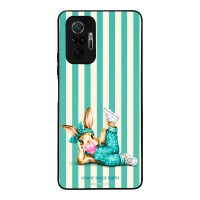 Θήκη Sonique Stripe Stories Series  για Xiaomi Redmi Note 10 Pro Iconic Λαγουδάκι