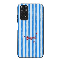 Θήκη Sonique Stripe Stories Series  για Xiaomi Redmi Note 11 4G / Redmi Note 11S Bonjour Blue