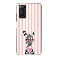 Θήκη Sonique Stripe Stories Series  για Xiaomi Redmi Note 11 Pro 4G/5G / Redmi Note 12 Pro 4G Ζέβρα – Τσιχλόφουσκα