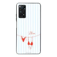 Θήκη Sonique Stripe Stories Series  για Xiaomi Redmi Note 11 Pro 4G/5G / Redmi Note 12 Pro 4G Πάμε για Βουτιά;