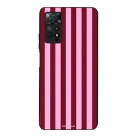 Θήκη Sonique Stripe Stories Series  για Xiaomi Redmi Note 11 Pro 4G/5G / Redmi Note 12 Pro 4G Ρίγες Ροζ – Κόκκινο