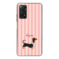 Θήκη Sonique Stripe Stories Series  για Xiaomi Redmi Note 11 Pro 4G/5G / Redmi Note 12 Pro 4G Bonjour Puppy