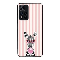 Θήκη Sonique Stripe Stories Series  για Xiaomi Redmi Note 11 Pro Plus 5G Ζέβρα – Τσιχλόφουσκα