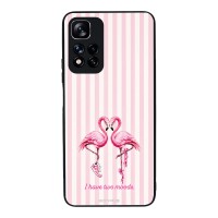 Θήκη Sonique Stripe Stories Series  για Xiaomi Redmi Note 11 Pro Plus 5G Φλαμίνγκο