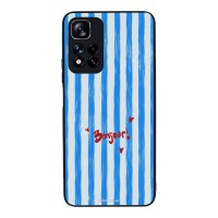 Θήκη Sonique Stripe Stories Series  για Xiaomi Redmi Note 11 Pro Plus 5G Bonjour Blue