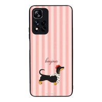Θήκη Sonique Stripe Stories Series  για Xiaomi Redmi Note 11 Pro Plus 5G Bonjour Puppy