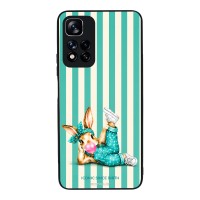Θήκη Sonique Stripe Stories Series  για Xiaomi Redmi Note 11 Pro Plus 5G Iconic Λαγουδάκι